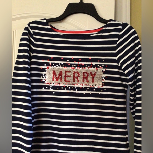 🆕JOULES HARBOUR LUXE MERRY STRIPED KNIT TOP(Sz 2) - Picture 6 of 16